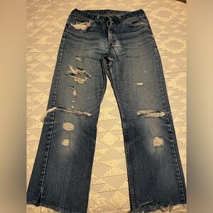 Worn in LEE jeans